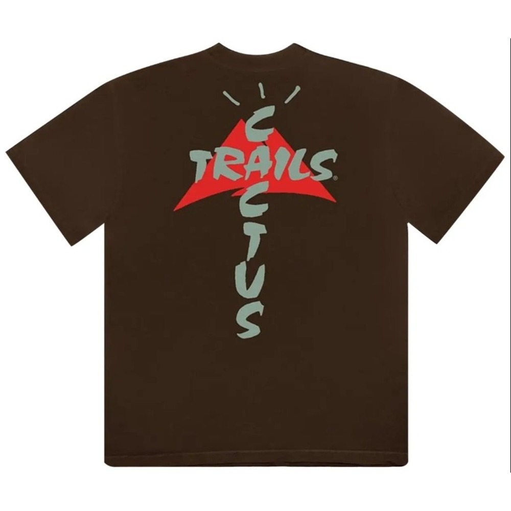 Travis Scott Cactus Trails Association CJNT-SS01‎ Brown Cotton T-Shirt Mens L